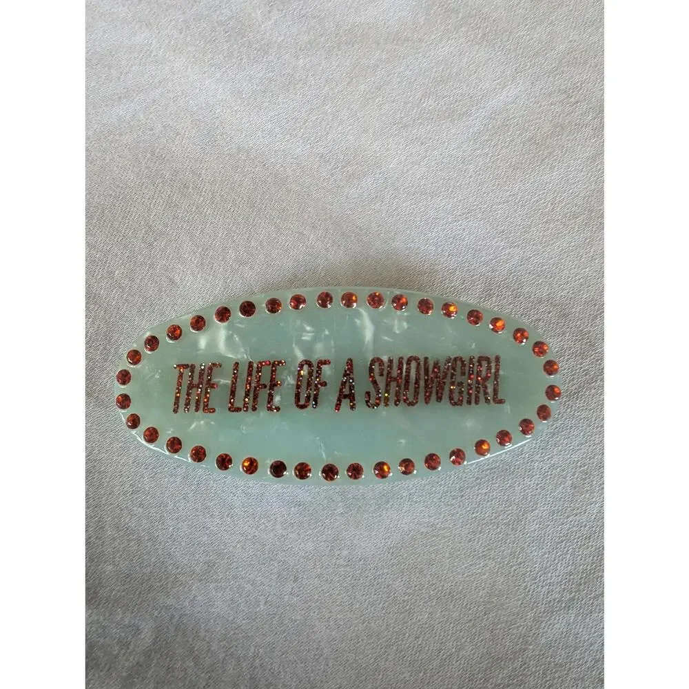 Taylor Swift The Life Of A Showgirl Barrette Hair Clip Accessory